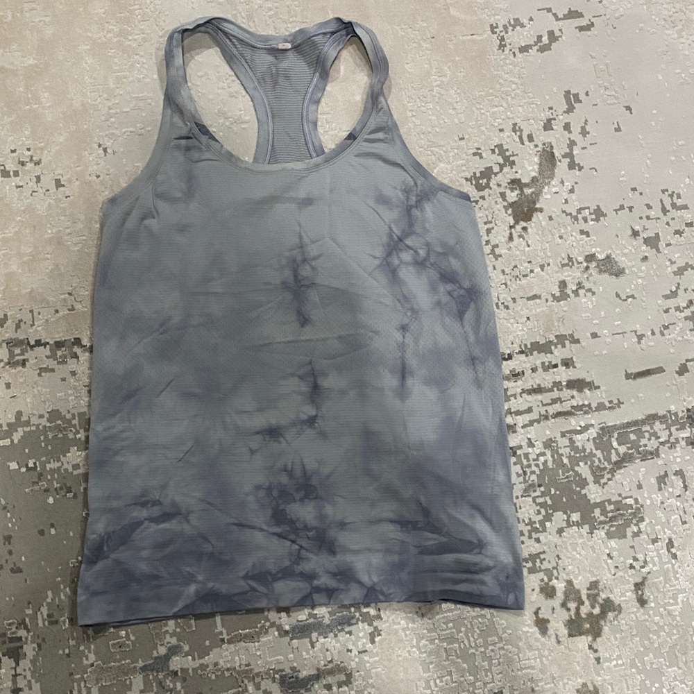 Lululemon Tie-Dye Racerback Tank Top - Gray